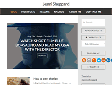 Tablet Screenshot of jennisheppard.com